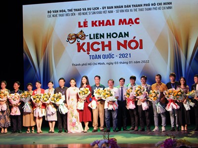 Khai mạc Liên hoan Kịch nói toàn quốc – 2021 tại TP.HCM