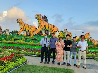 Bình Định: Khai trương biểu tượng Linh vật Xuân Nhâm Dần 2022