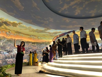 Mở tour tham quan Paranoma- bức tranh lớn nhất thế giới tái hiện Chiến dịch Điện Biên Phủ