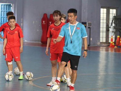Tuyển Futsal nữ Việt Nam hội quân tại TP.HCM, chuẩn bị cho SEA Games 31