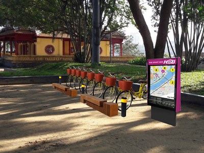 Huế triển khai dịch vụ xe đạp chia sẻ công cộng tại các điểm di tích và du lịch