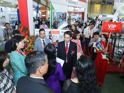 Nhiều sản phẩm, kỹ thuật y tế quốc tế được giới thiệu tại Triển lãm Quốc tế chuyên ngành Y dược - 2022