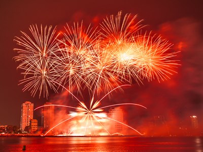 Pháo hoa cho lễ hội DIFF 2018 “phải đặt trước cả năm trời”
