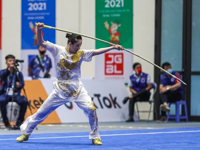 Dương Thuý Vi hoàn tất “cú đúp”, mang về HCV thứ ba cho Wushu Việt Nam