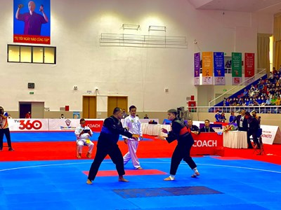 Pencak Silat Việt Nam tiếp tục “gặt” 3 HCV ở nội dung đối kháng nam