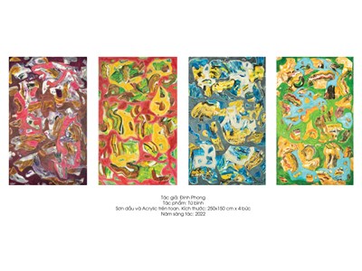 Triển lãm hội họa và điêu khắc của Đào Châu Hải và Đinh Phong