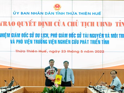 Sở Du lịch Thừa Thiên Huế có giám đốc mới