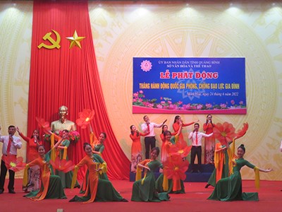 Quảng Bình phát động Tháng hành động quốc gia về phòng, chống bạo lực gia đình