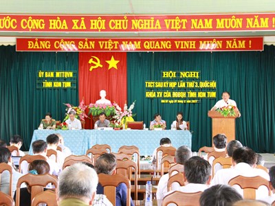 Bộ trưởng Nguyễn Văn Hùng: Quyết liệt và nỗ lực, Bộ VHTTDL tìm kiếm tất cả các nguồn lực để hỗ trợ Kon Tum phát triển
