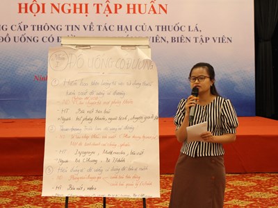 Truyền thông về tác hại của thuốc lá, rượu bia và đồ uống có đường còn ở mức thấp