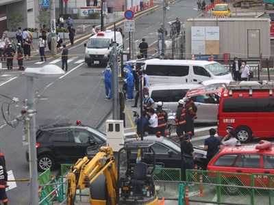 Nhật Bản họp báo sau khi cựu Thủ tướng Nhật Bản Abe Shinzo bị ám sát