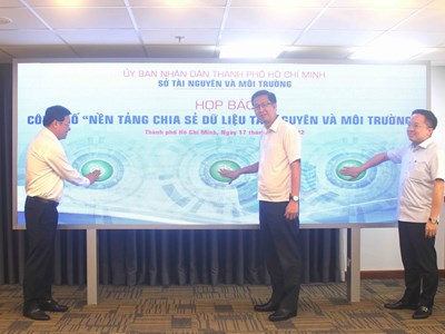 TP.HCM công bố “Nền tảng chia sẻ dữ liệu tài nguyên và môi trường”