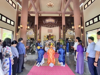 Quảng Ngãi: Tưởng niệm 158 năm ngày Anh hùng dân tộc Trương Định tuẫn tiết