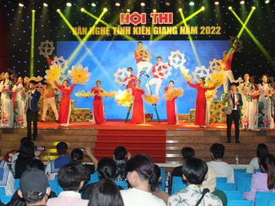 Bế mạc hội thi văn nghệ tỉnh Kiên Giang năm 2022