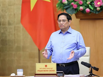 Thủ tướng chủ trì phiên họp Chính phủ chuyên đề về xây dựng pháp luật