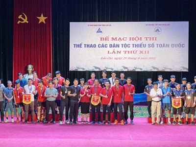 Lào Cai xếp thứ Nhất tại Hội thi Thể thao các dân tộc thiểu số toàn quốc lần thứ XII