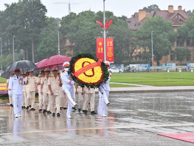 Lãnh đạo Đảng, Nhà nước viếng Chủ tịch Hồ Chí Minh nhân dịp Quốc khánh 2.9