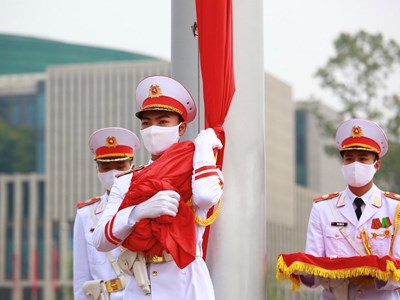 Lễ thượng cờ mừng Quốc khánh 2.9