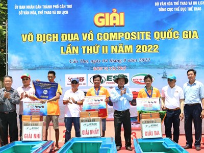 Sôi nổi Giải vô địch đua vỏ composite quốc gia lần thứ II