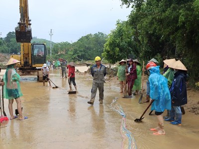 Chủ động ứng phó, khắc phục hậu quả do mưa lũ gây ra