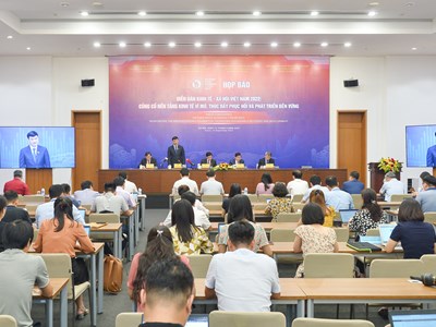 Diễn đàn kinh tế - xã hội Việt Nam 2022: Củng cố nền tảng kinh tế vĩ mô, thúc đẩy phục hồi và phát triển bền vững