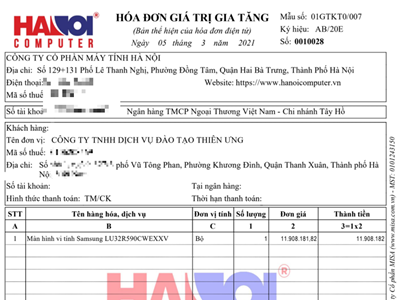 Chương trình “Hóa đơn may mắn”:  Khuyến khích người tiêu dùng Thủ đô dùng hóa đơn điện tử