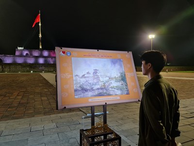 Triển lãm ký họa kiến trúc “Nam Kinh thành Huế- Dấu ấn thời đại”