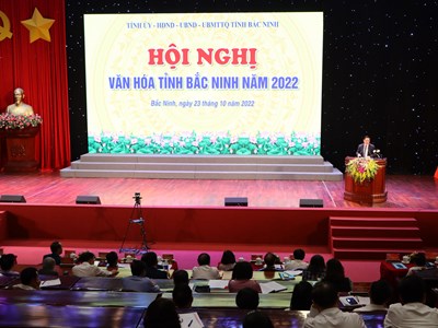 Bắc Ninh triển khai Kết luận của Tổng Bí thư tại Hội nghị Văn hoá toàn quốc, hưởng ứng "Năm xây dựng môi trường văn hoá cơ sở"