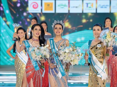 Đinh Như Phương đăng quang Hoa hậu Biển đảo Việt Nam 2022