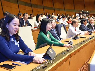 Quốc hội thông qua thí điểm đấu giá biển số ô tô