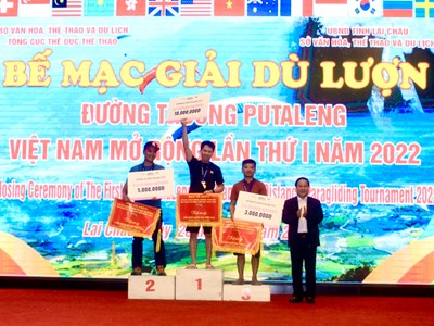Bế mạc Giải Dù lượn đường trường PuTaLeng Việt Nam mở rộng