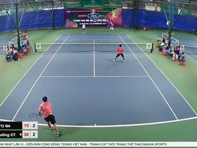 Diễn đàn cộng đồng Tennis Việt Nam tổ chức giair quần vợt phong trào