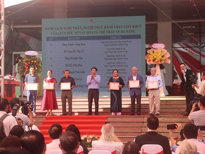 Đà Nẵng: Ngày hội tôn vinh và phát huy các giá trị văn hóa