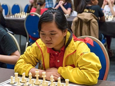 Bạch Ngọc Thùy Dương giành HCV giải cờ vua trẻ châu Á