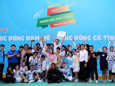 Tưng bừng Ngày hội “Học đúng đam mê - Sống đúng cá tính”