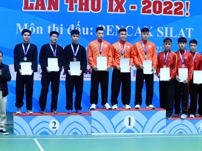 Hà Nội tạm dẫn đầu môn Pencak Silat