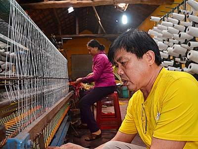 Làng chiếu Nghĩa Hòa nhộn nhịp đón Tết