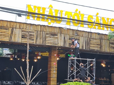 Quán “Nhậu Tới Sáng” bị phạt 50 triệu đồng về hành vi gây ô nhiễm tiếng ồn