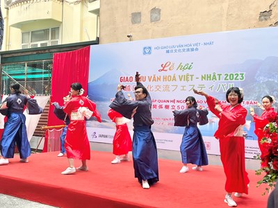 Sôi động Lễ hội Giao lưu văn hoá Việt - Nhật năm 2023