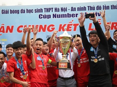 Bế mạc Giải bóng đá học sinh THPT Hà Nội – An ninh thủ đô