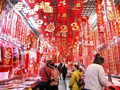 Tưng bừng không khí đón Tết Nguyên đán trên toàn thế giới