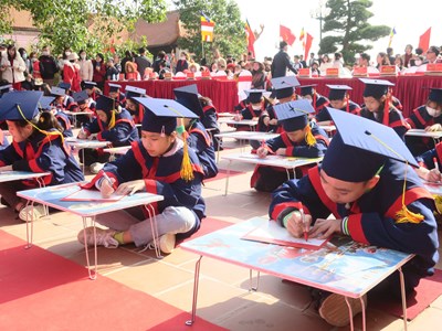 Khai bút đầu Xuân- nét đẹp văn hóa tại Đồ Sơn, Hải Phòng