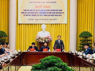 Công bố Lệnh của Quyền Chủ tịch nước về Luật Khám bệnh, chữa bệnh (sửa đổi)