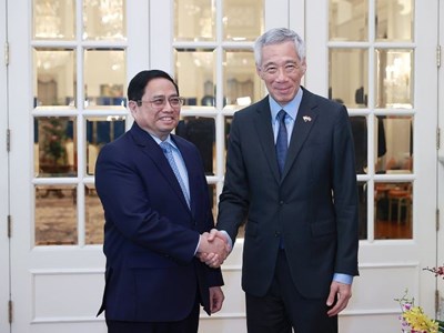 Việt Nam - Singapore tăng cường hợp tác kinh tế số, kinh tế xanh