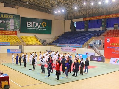 Khai mạc lớp tập huấn chuyên môn cho đội ngũ HLV, trọng tài Jujitsu Việt Nam