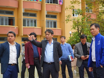 Thứ trưởng Hoàng Đạo Cương kiểm tra công tác huấn luyện chuẩn bị SEA Games 32 tại Trung tâm HLTTQG Đà Nẵng