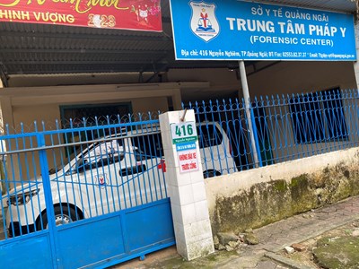 Giám đốc Trung tâm Pháp y Quảng Ngãi bị bắt giữ để điều tra về hành vi “nhận hối lộ”