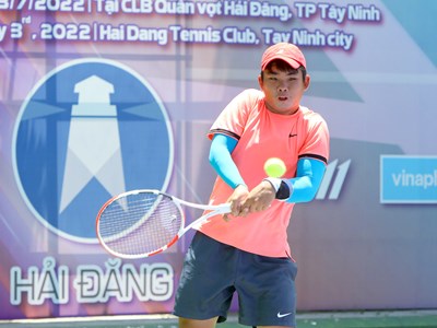 Gần 200 tay vợt tham dự giải quần vợt trẻ quốc tế ở Tây Ninh