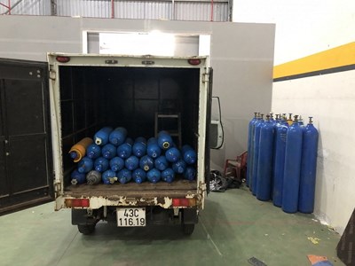 Đà Nẵng triệt phá nhiều tụ điểm kinh doanh khí cười N2O