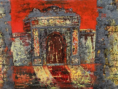 Ngắm tranh sơn mài vẽ câu chuyện kiến trúc, di sản Huế